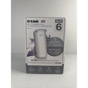 AX1800 2600 DLink Mesh WiFi 6 Range Extender sqft Dual Band Repeater (DAP-X1870)